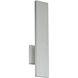Stag LED 2.5 inch Brushed Aluminum Outdoor Wall Light in 3500K, dweLED