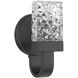 Kahn LED 5 inch Matte Black ADA Wall Sconce Wall Light