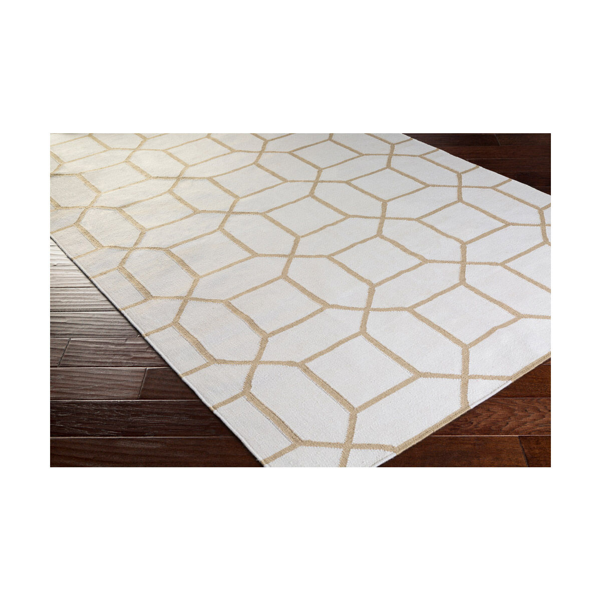 Lagoon 156 X 108 inch Neutral and Neutral Indoor Area Rug, PET Yarn