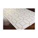 Lagoon 36 X 24 inch Neutral and Neutral Indoor Area Rug, PET Yarn