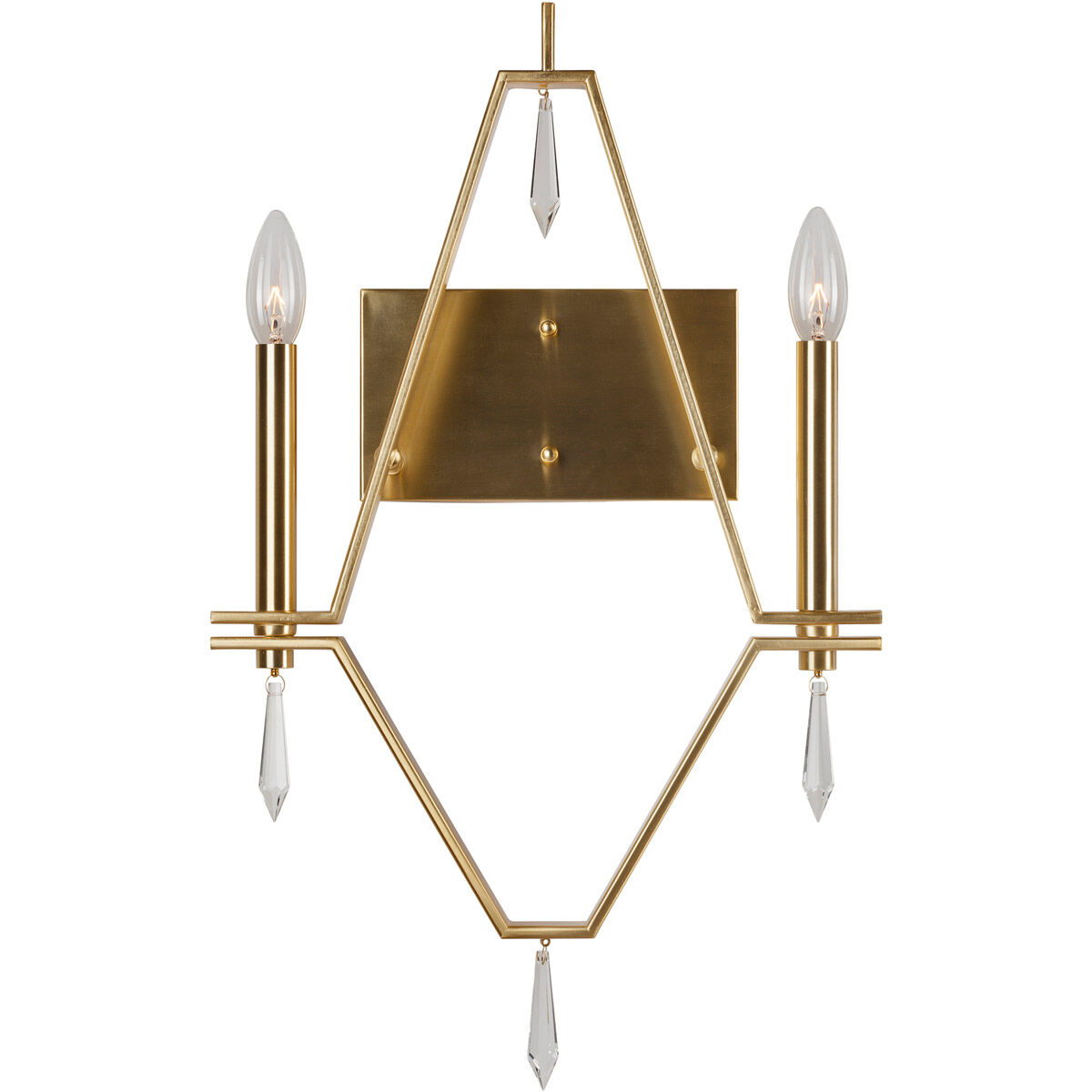 Robin 2 Light 14 inch Soft Gold ADA Wall Sconce Wall Light