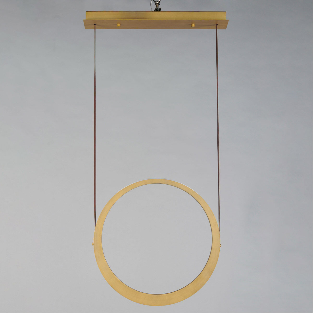 Tether LED 5.5 inch Natural Aged Brass Single Pendant Ceiling Light