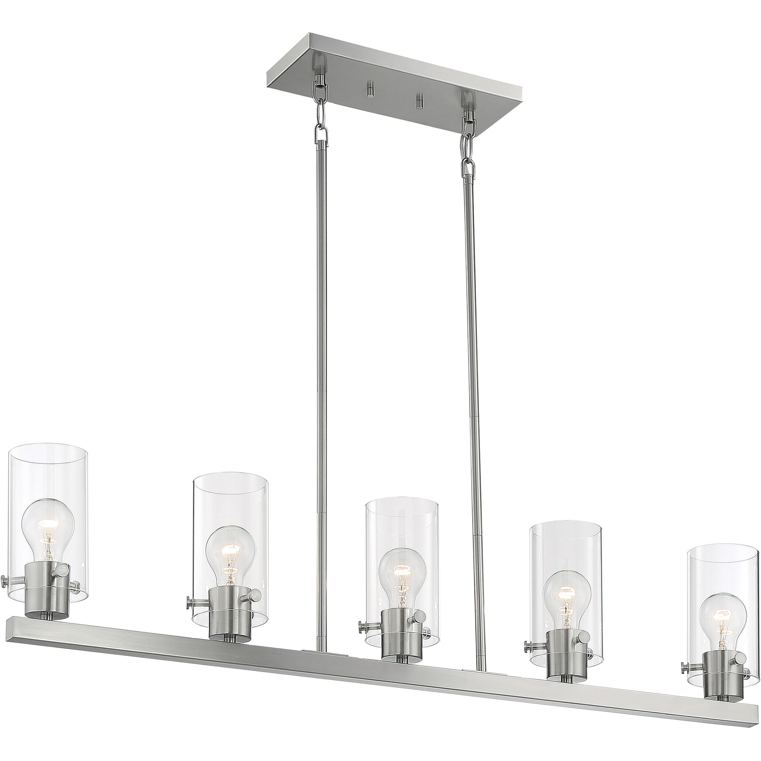 Sommerset 5 Light 4.5 inch Brushed Nickel Pendant Ceiling Light