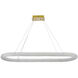 Bowen 1 Light 20 inch Satin Gold Chandelier Ceiling Light