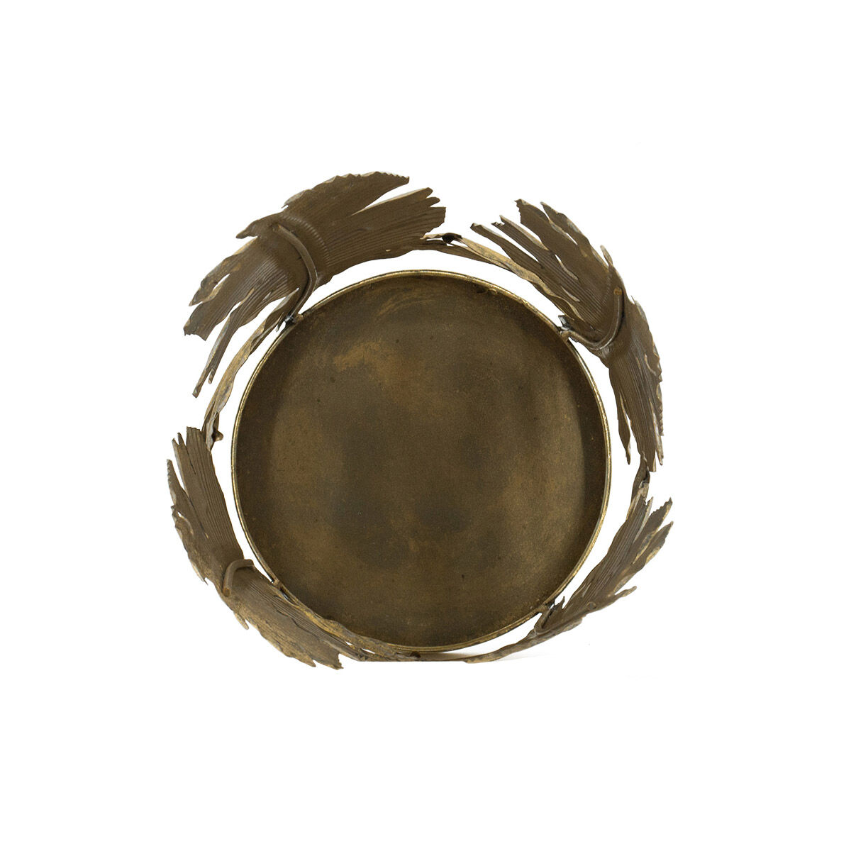 Natural Feather 17.7 X 8.9 inch Candleholder