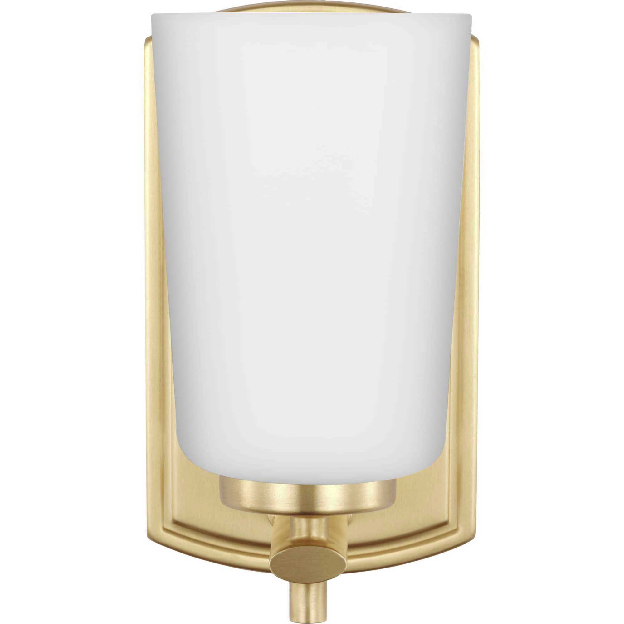 Adley 1 Light 4.5 inch Satin Brass Bath Vanity Light Wall Light