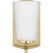 Adley 1 Light 4.5 inch Satin Brass Bath Vanity Light Wall Light