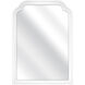 Deene 34.25 X 25 inch White with Mirror Wall Mirror