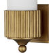 Bryce 1 Light 4.5 inch Gold Bath Wall Sconce Wall Light, Barry Goralnick Collection
