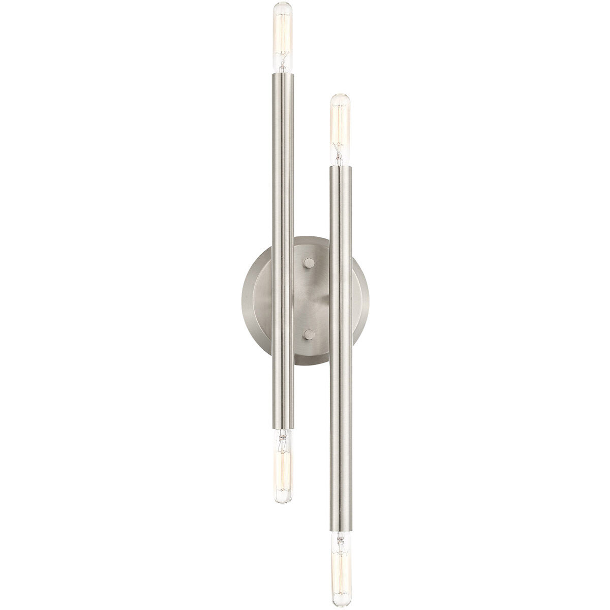 Soho 4 Light 5 inch Brushed Nickel ADA Sconce Wall Light