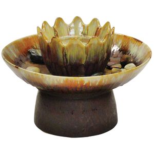 Talisman Brown with Green and Natural Fountain