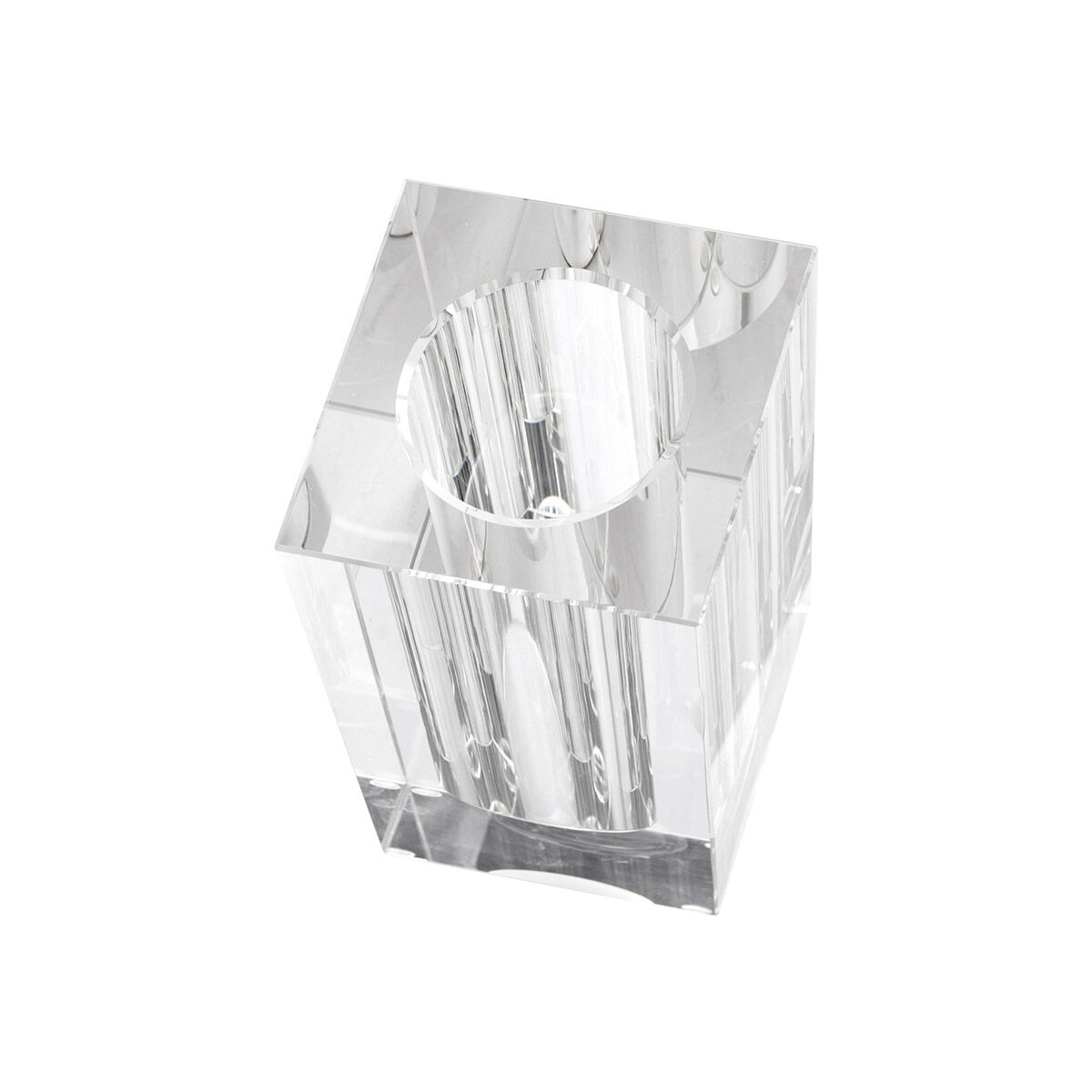 Transparent 9.8 X 3.9 inch Vase in Clear