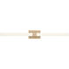 Fentress LED 36 inch Satin Brass Vanity Light Wall Light