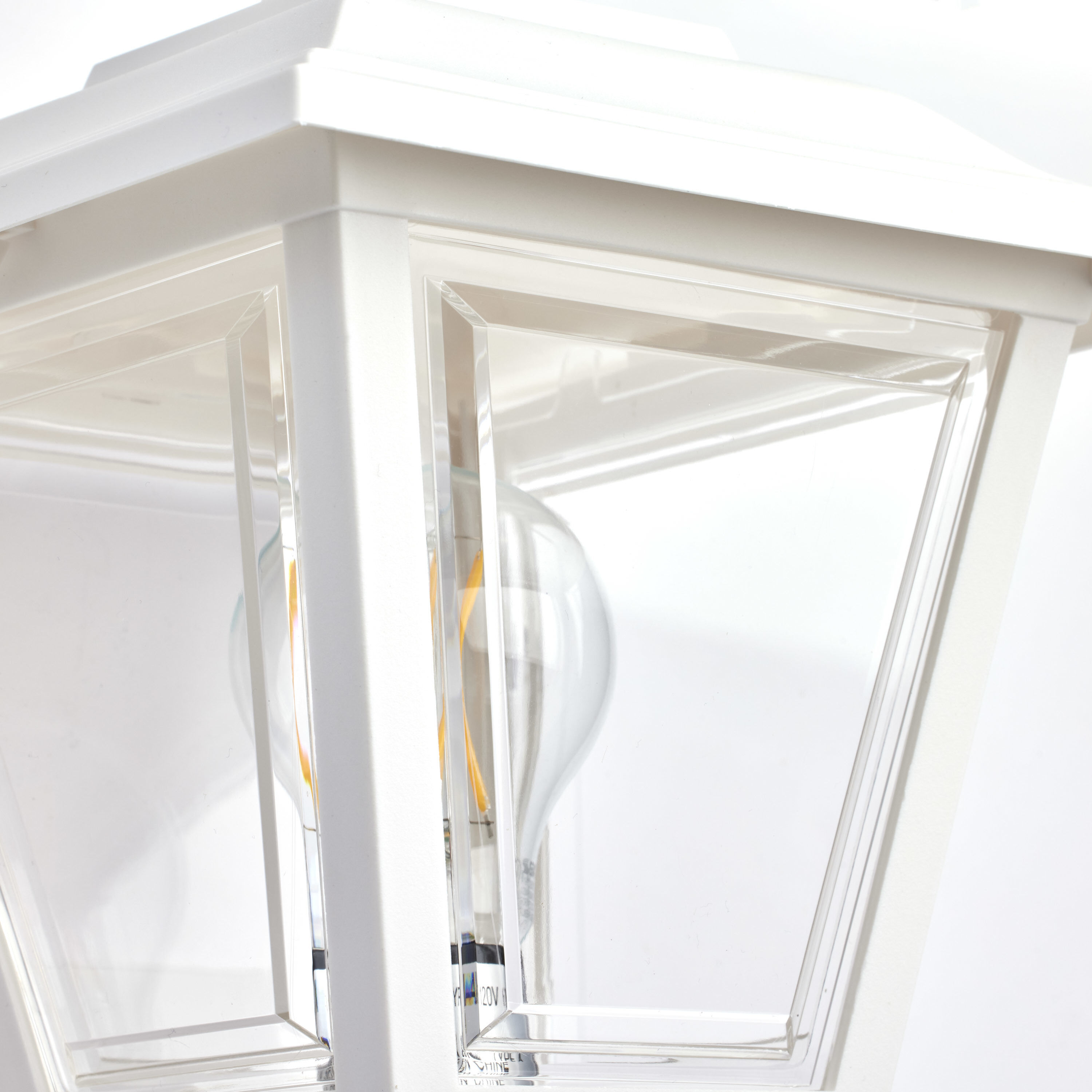 Brentwood 1 Light 17 inch White Outdoor Wall Lantern