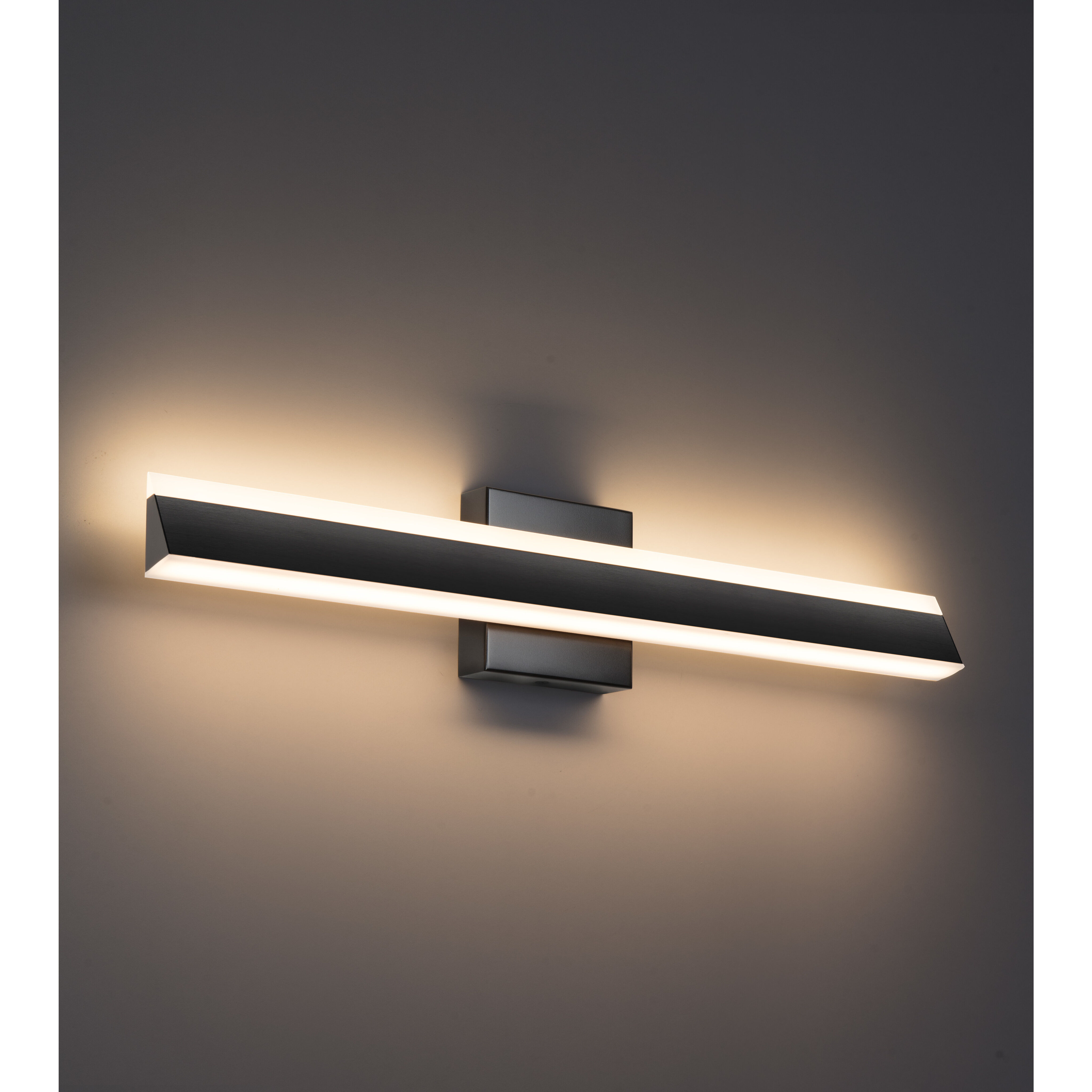Prism LED 3.6 inch Satin Dark Gray Wall Sconce Wall Light