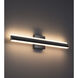 Prism LED 3.6 inch Satin Dark Gray Wall Sconce Wall Light