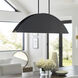 Sean Lavin Bau LED Nightshade Black Linear Suspension Ceiling Light, Integrated LED