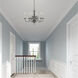 Williamsburgh 6 Light 24 inch Scandinavian Gray Chandelier Ceiling Light
