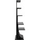 Zelda Matte Black Bookcase