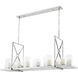 Summit 12 Light 62.99 inch Polished Stainless Steel Chandelier Ceiling Light