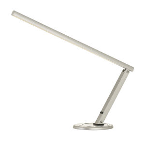 Savona 27 inch 10 watt Satin Nickel Desk Lamp Portable Light