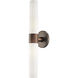 Saber 2 Light 20 inch Painted Copper Bronze Patina Bath Light Wall Light in Incandescent