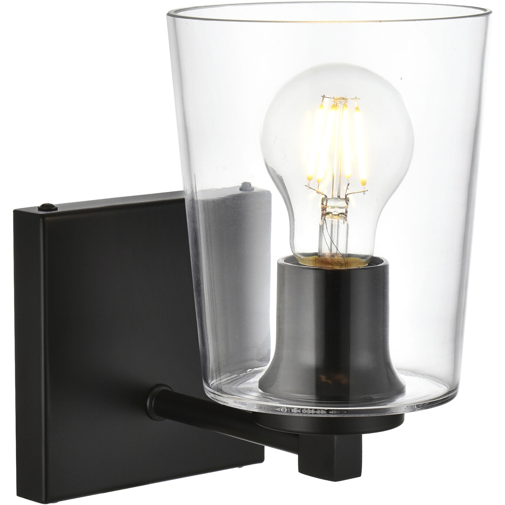 Kacey 1 Light 5 inch Black Bath Sconce Wall Light