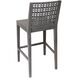 Clear Water 46 inch Antique Smoke Outdoor Bar Stool