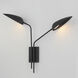 Marsh LED 33.25 inch Black Wall Sconce Wall Light