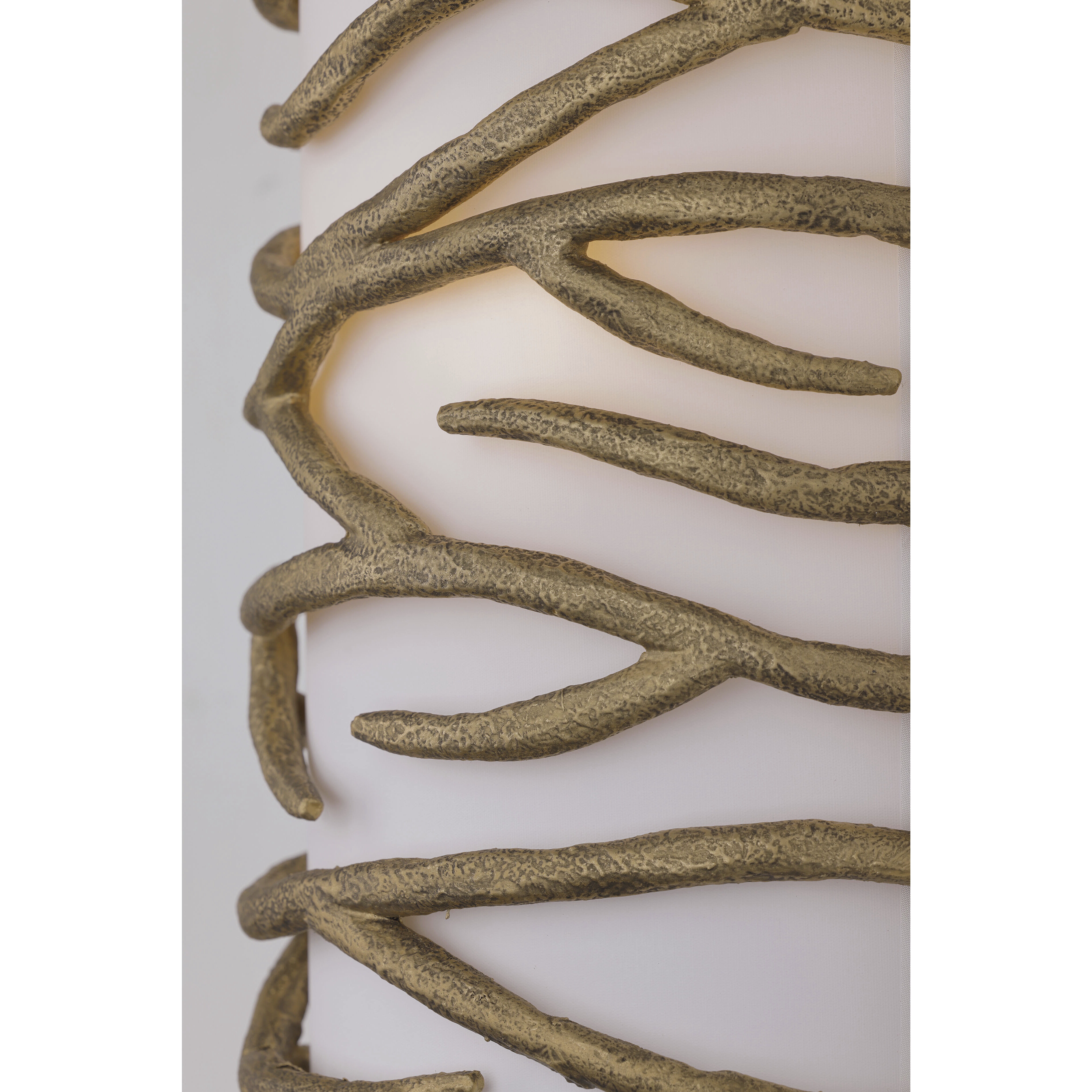 Branch Reality 2 Light 11 inch Textured Ashen Gold Wall Sconce Wall Light