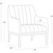 Wolfe Vintage Blue Lounge Chair