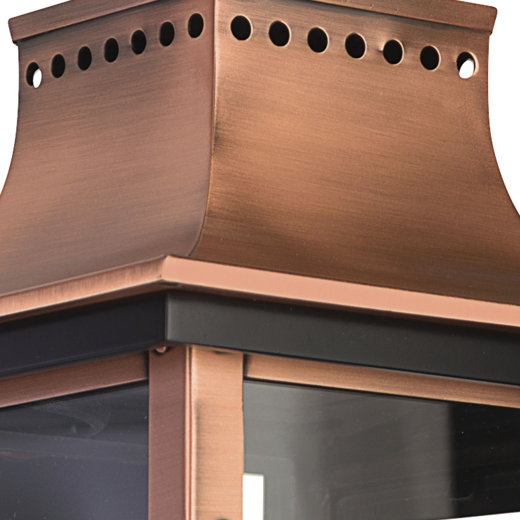 Chalmers 1 Light 16 inch Aged Copper Outdoor Wall Lantern