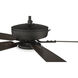 Pro Plus 112 52 inch Espresso with Espresso/Walnut Blades Contractor Ceiling Fan, Slim