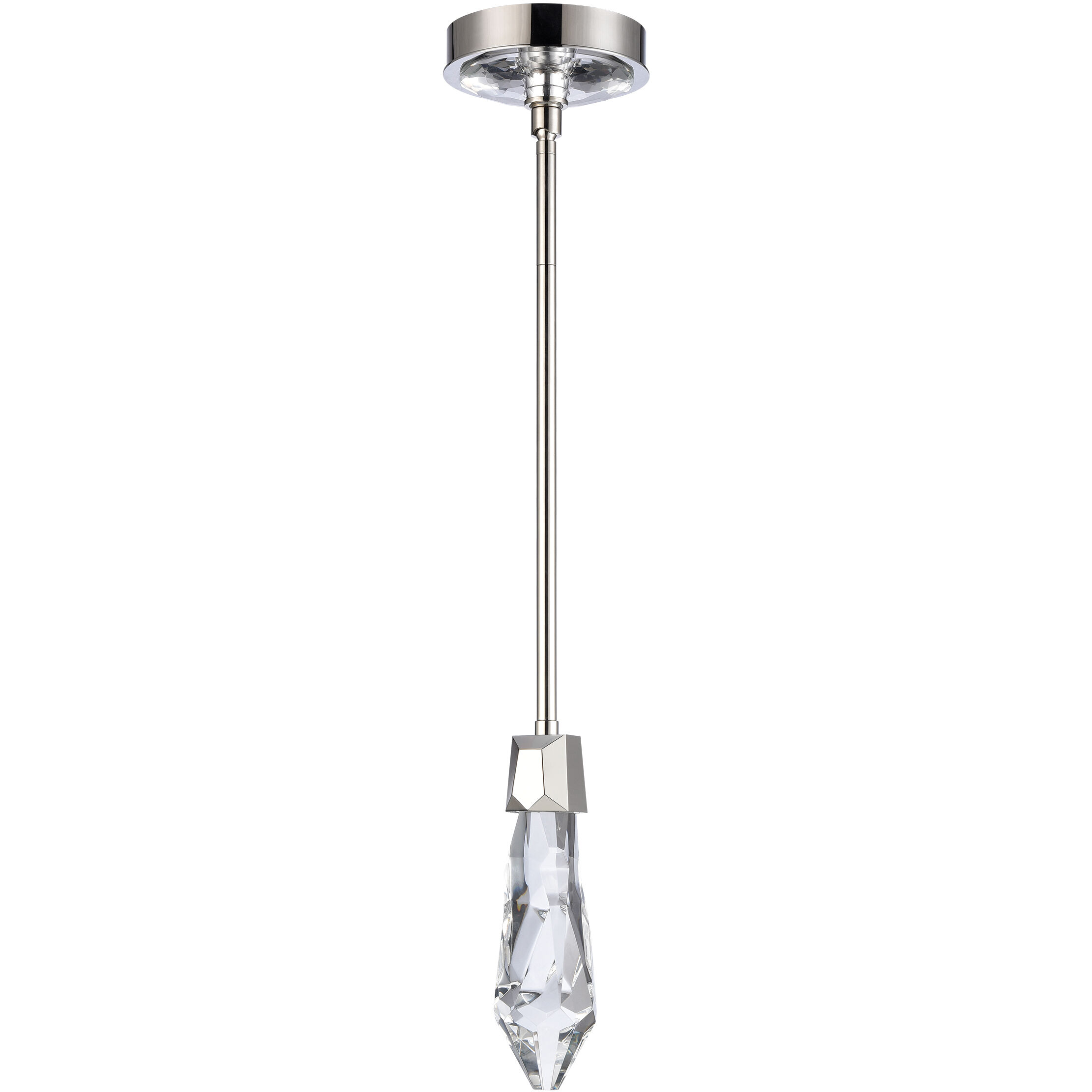 Angelus 1 Light 5.5 inch Polished Nickel Mini Pendant Ceiling Light