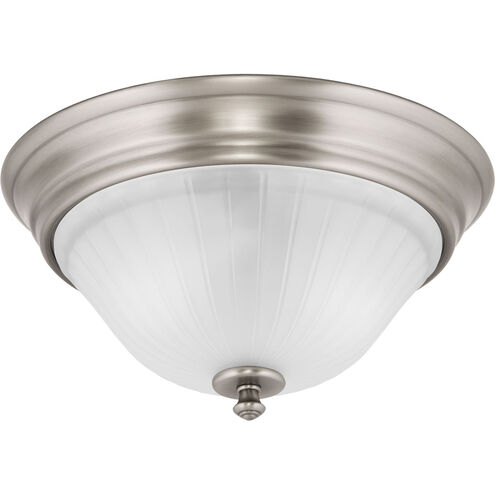 Renovations 2 Light 13 inch Antique Nickel Flush Mount Ceiling Light