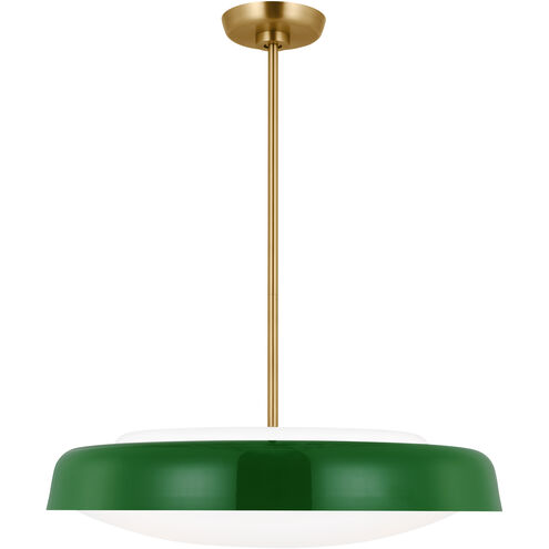 kate spade new york Draper 3 Light 22 inch Green Pendant Ceiling Light