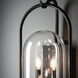 Davis 3 Light 28.5 inch Coastal Black Outdoor Sconce, Large