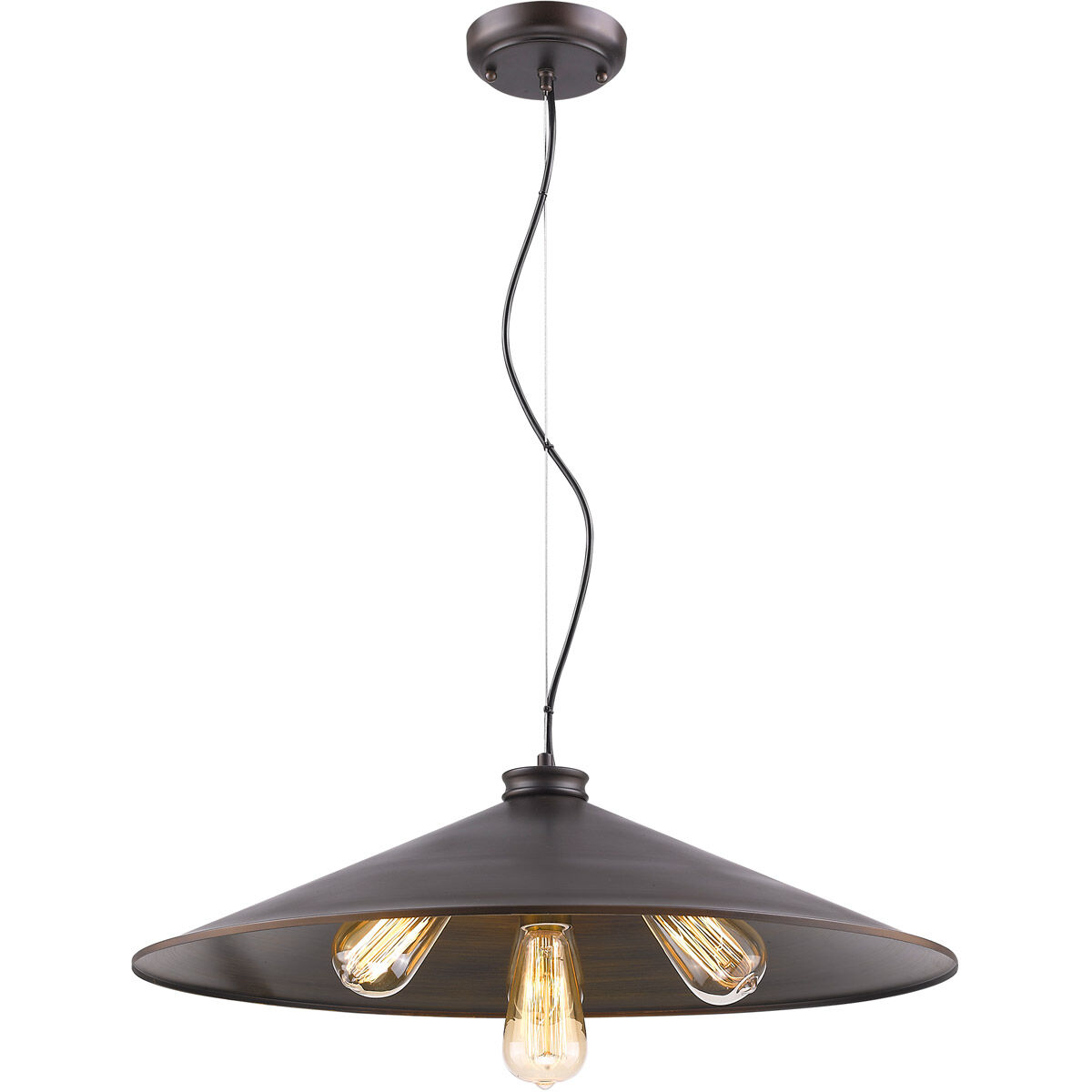 Alcove 4 Light 24 inch Oil Rubbed Bronze Pendant Ceiling Light