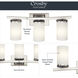 Crosby 3 Light 23 inch Brushed Nickel Wall Mt Bath 3 Arm Wall Light