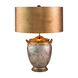 Jackson 24 inch 60.00 watt Antiqued Silver with Gold Accents Table Lamp Portable Light, Flambeau