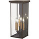Casway 5 Light 22 inch Oil Rubbed Bronze/Gold Outdoor Pocket Lantern, Great Outdoors