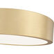 Coronado LED 16 inch Modern Gold Flush Mount Ceiling Light