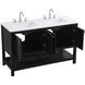 Theo 54 X 34 inch Black Bathroom Vanity Cabinet