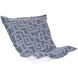 Syros Denim Outdoor Puff Chair Cover & Cushion