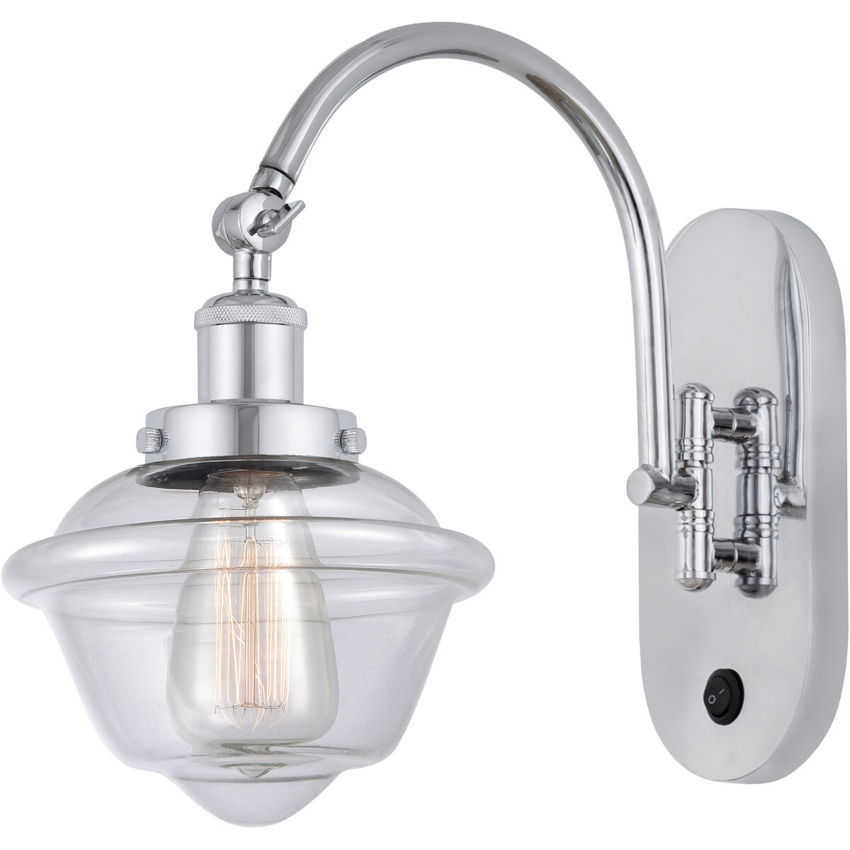 Franklin Restoration Oxford LED 8 inch Polished Chrome Sconce Wall Light