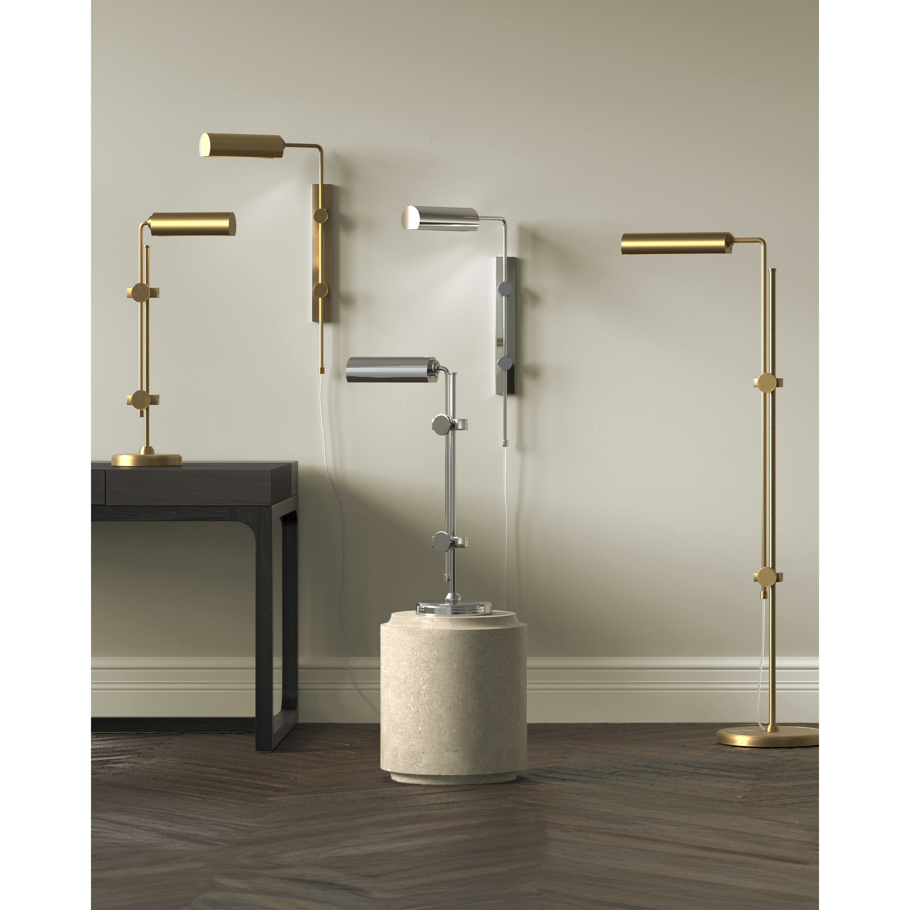 Satire 14.75 inch 10 watt Polished Nickel Swing Arm Wall Sconce Wall Light