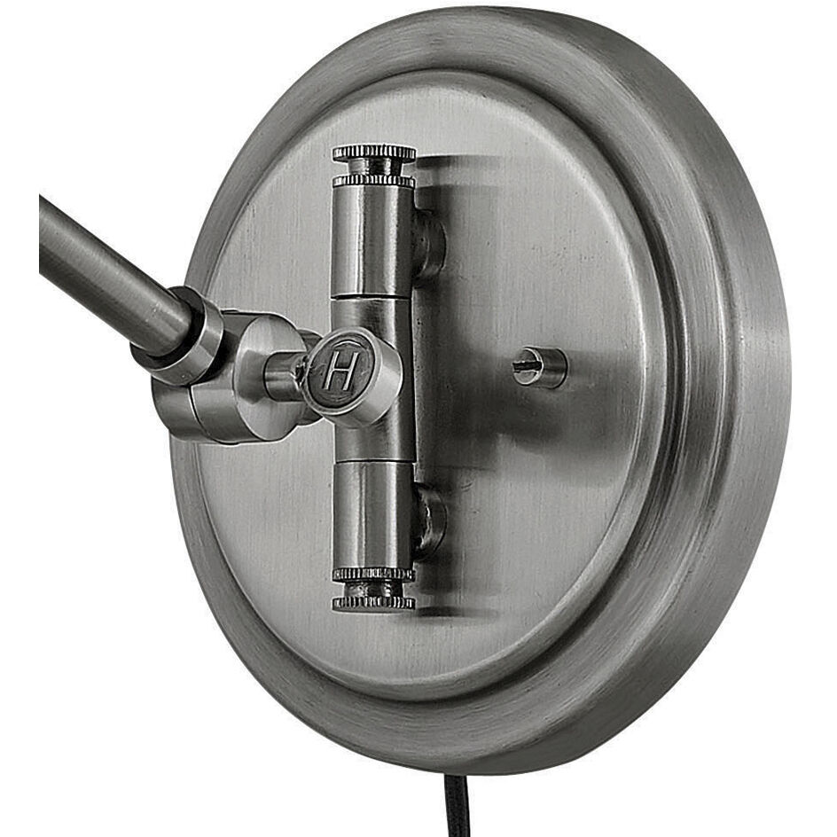 Arti 1 Light 7.75 inch Polished Antique Nickel Indoor Wall Sconce Wall Light