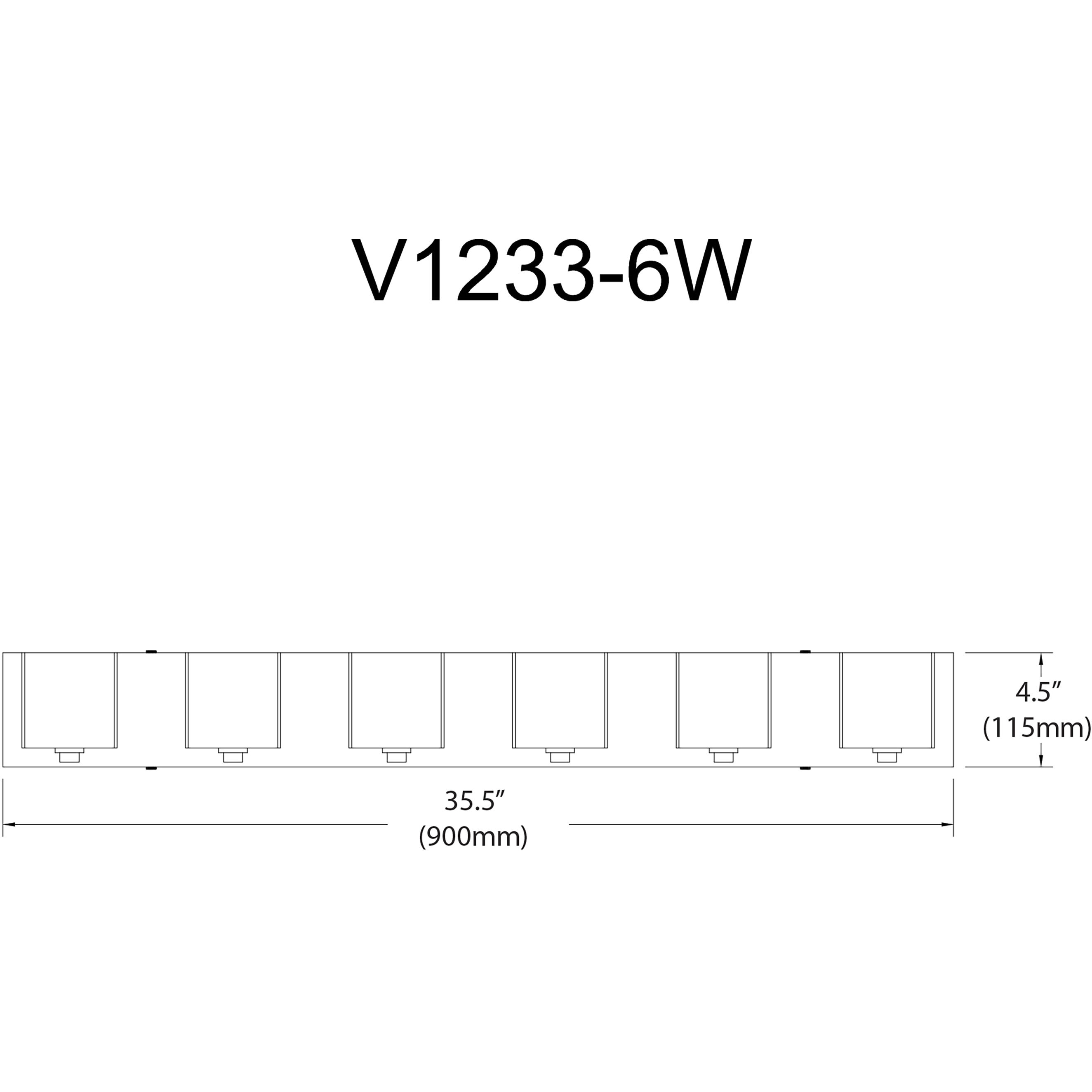 Verona LED 35.5 inch Polished Chrome Vanity Light Wall Light