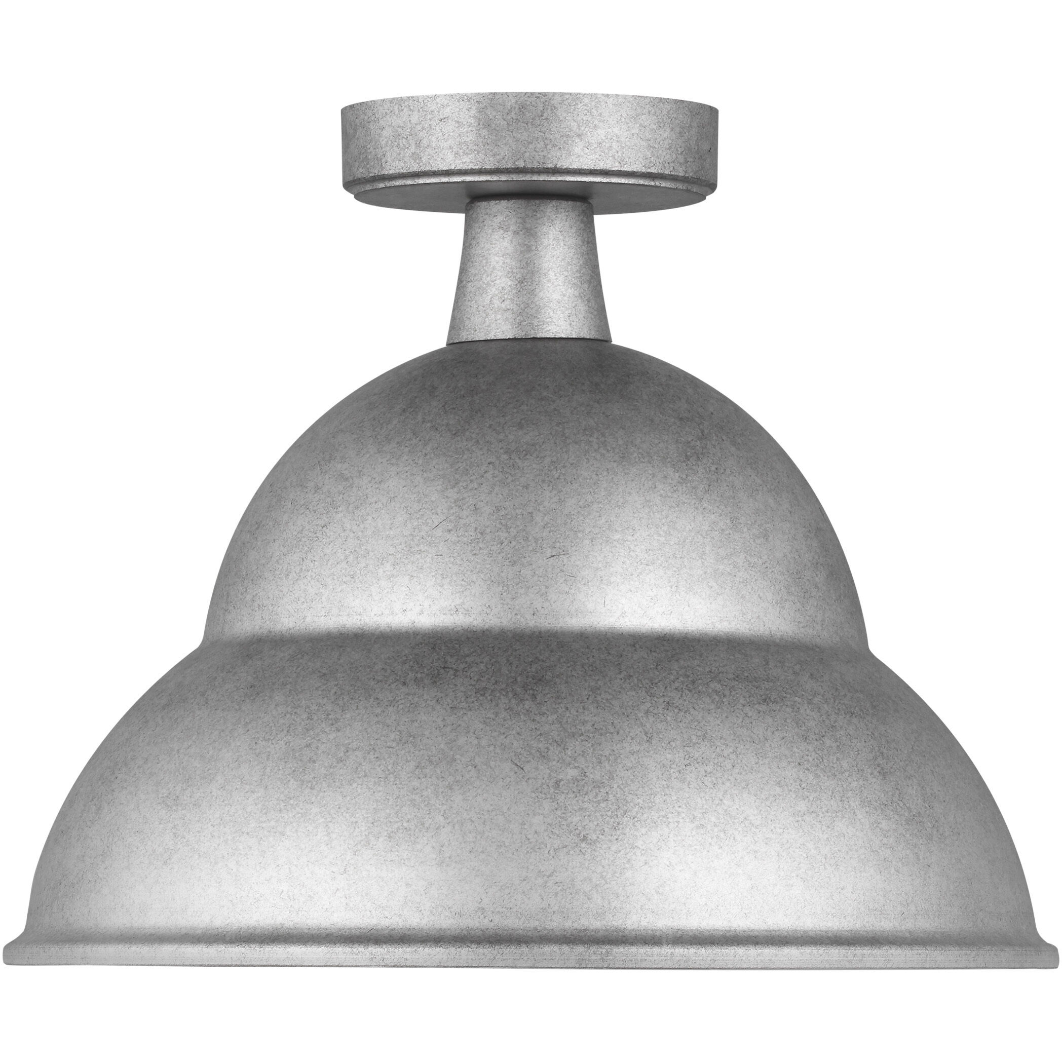 Visual Comfort Studio Collection Sea Gull 7836701 57 Sean Lavin Barn Light 1 Light 14 inch Weathered Pewter Outdoor Flush Mount