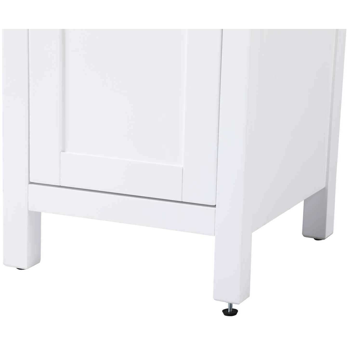 Irene White Bathroom Storage Cabinet